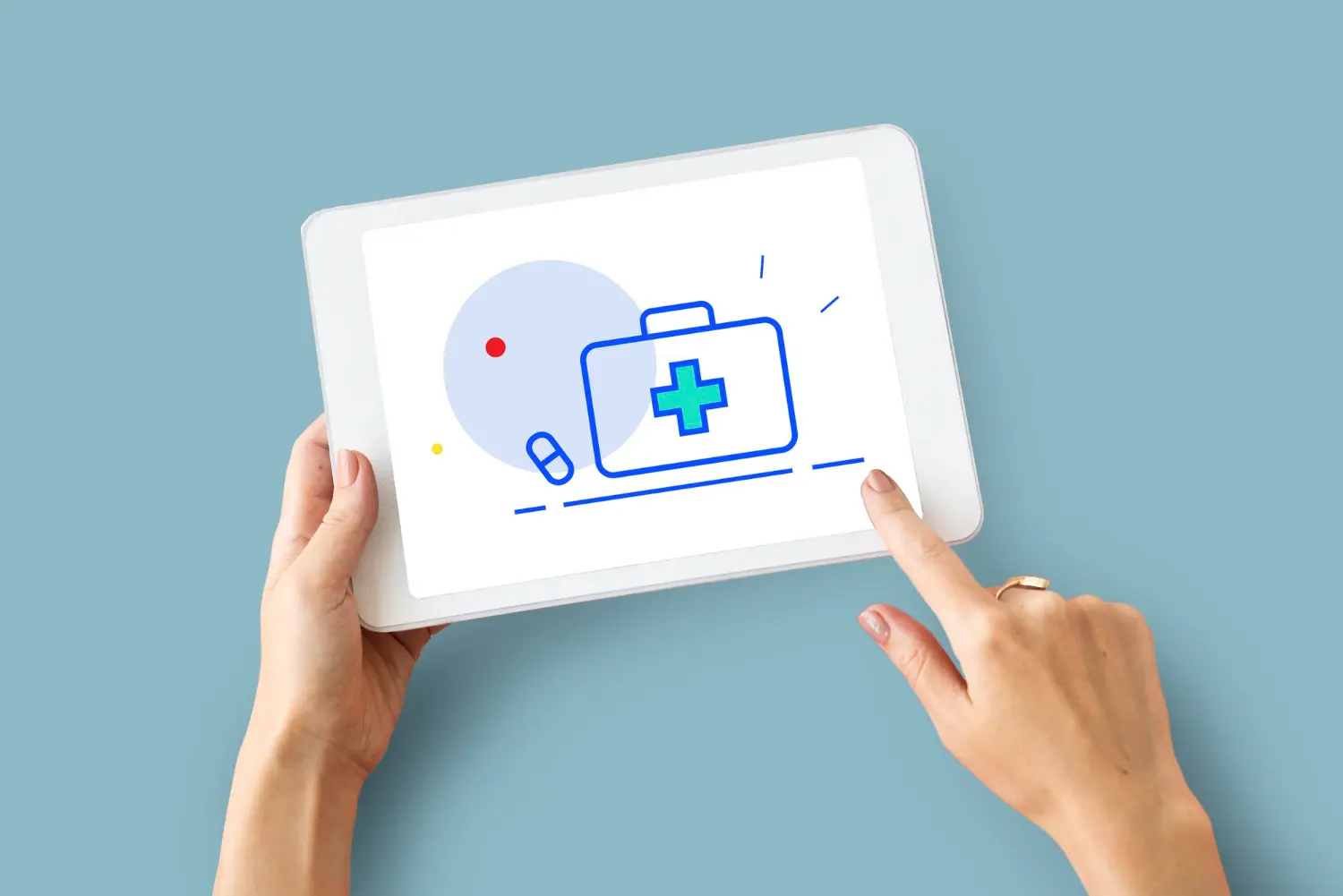 Healthcare MVP development process showing regulatory compliance, clinical validation, and security frameworks