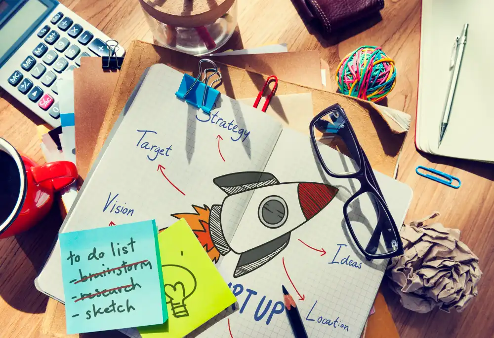 MVP development process showing iterative cycles of build-measure-learn for startup product creation